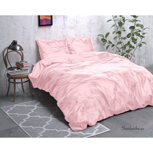 Voodipesukomplekt Beauty 100% siid mikrofiiber, roosa