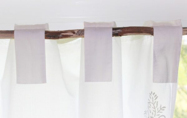 KARDIN 100x260cm, kreem halli mustriga India käsitöö indradanush - Image 4