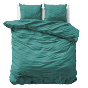 Voodipesukomplekt UNI SATIN 100% satään, roheline