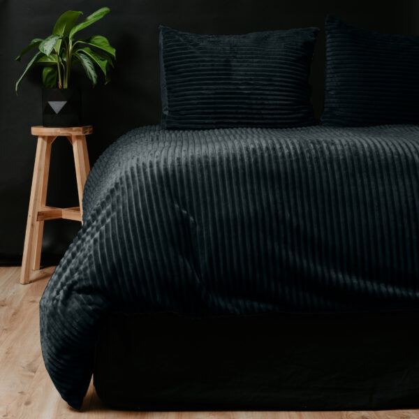 Voodipesukomplekt RIB TEDDY tumehall