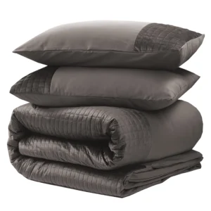 Voodipesukomplekt VELVET BAND 100% mikrofiiber, pruun