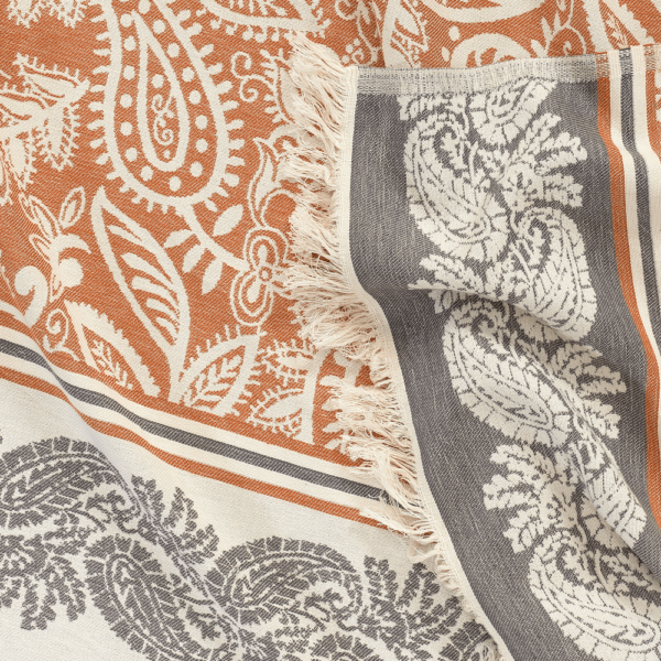 Pleed DOLCE 100% Türgi puuvill, oranž 150x210cm - Image 2