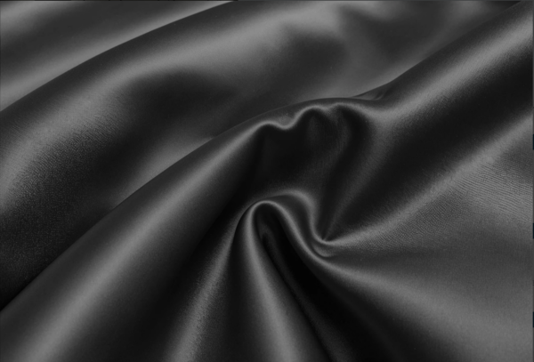 Siidiselt pehme voodipesukomplekt "Glossy" Sleeptime, must - Image 5